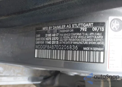 2014 Mercedes-Benz C 300 Luxury 4Matic/Sport 4Matic from USA, damaged, VIN WDDGF8AB7EG206836